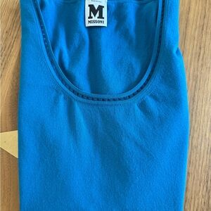 Missoni Turquoise Sleeveless Top